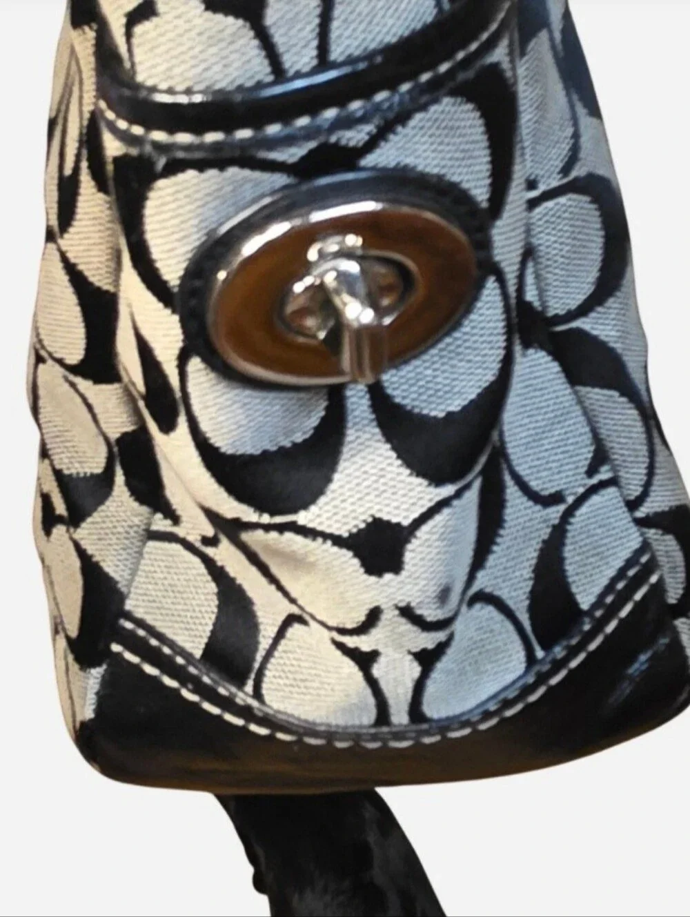 Coach Signature Pleated Gallery Tote